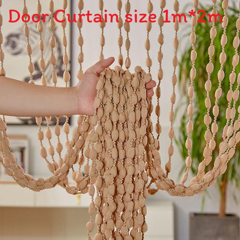 Nordic Style Lighttransmitting Tassel Curtain For Hotel Wedding Salon Decor
