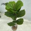 Simulation Plant 1 Pc No Withering Artificial Leaf Vivid Faux Home Decor Silk Flower Table Centerpieces Wedding