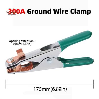 300A Capacity Welding Clamps Lightweight Design Brass Tip Spot Welding Clamp Strong Clamping Force Conductive Material