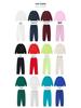 2026 Spring Terry 430g Kids Trendy Hoodie & Sweatpants Set - Casual Streetwear for Boys & Girls