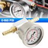 Liquid Filled Gauge Easy Installation Universal Fuel Gauge Fuel Pressure Gauge High-Quality For Fuel Systems Oil Systems Water