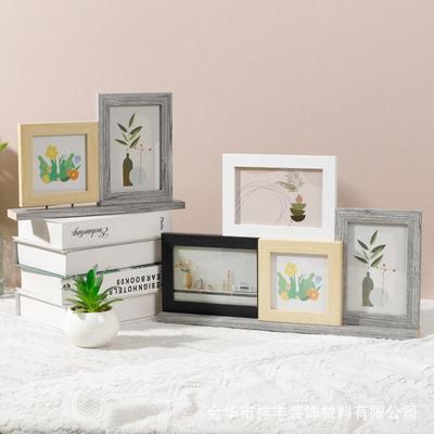 Nordic Multi-grid Wooden Photo Frame - Wall & Tabletop Dual-use Décor