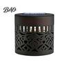 Multi-color LED Wall Light Solar Lamp, Seven Color Changing Projector Light, with Hollow Pattern Garden Path Lighting Design IP65 Waterproof