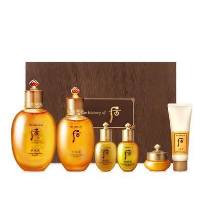 La Storia di Who Gongjinhyang Inyang Tonico 150ml + 20ml + Lozione 110ml + 20ml + Crema 10ml + Palette Labbra