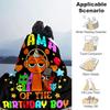 1pc Birthday Cartoon Character Print Blanket, Home Decor, Couch Throw .B061