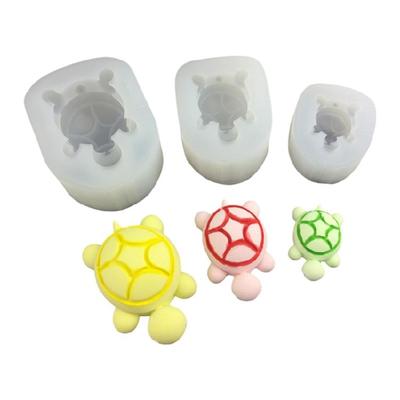 Jolis Designs Moule en Silicone Robuste pour Fabrication de Bougies et de Savons Portable pour Tortues Cadeaux et Ornements Faits Main