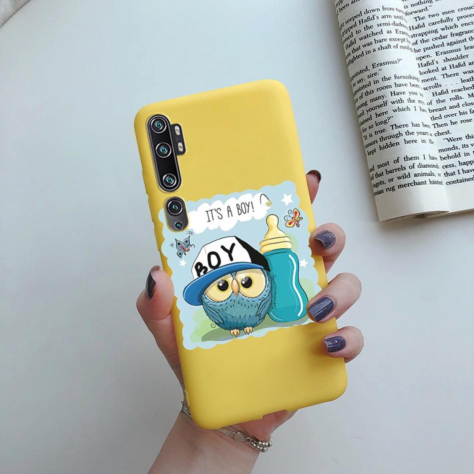 Love Heart Sunflower Case for Xiaomi Mi Note 10 Pro Case Bumper Silicone Back Cover for Xiomi Xiaomi Mi Note 10 Note10 Pro Case