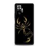 Cartoon Scorpion Phone Case For Xiaomi Redmi Note 14 13 5G 10 11 12 Pro Plus 4G 14C 13C 12C 10C Black Cover
