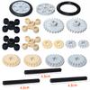 MOC Bricks Technical Accessories Bulk Multiple Sizes Gear Cross Axles Set Compatible All Brands Building Blocks Educational Toys