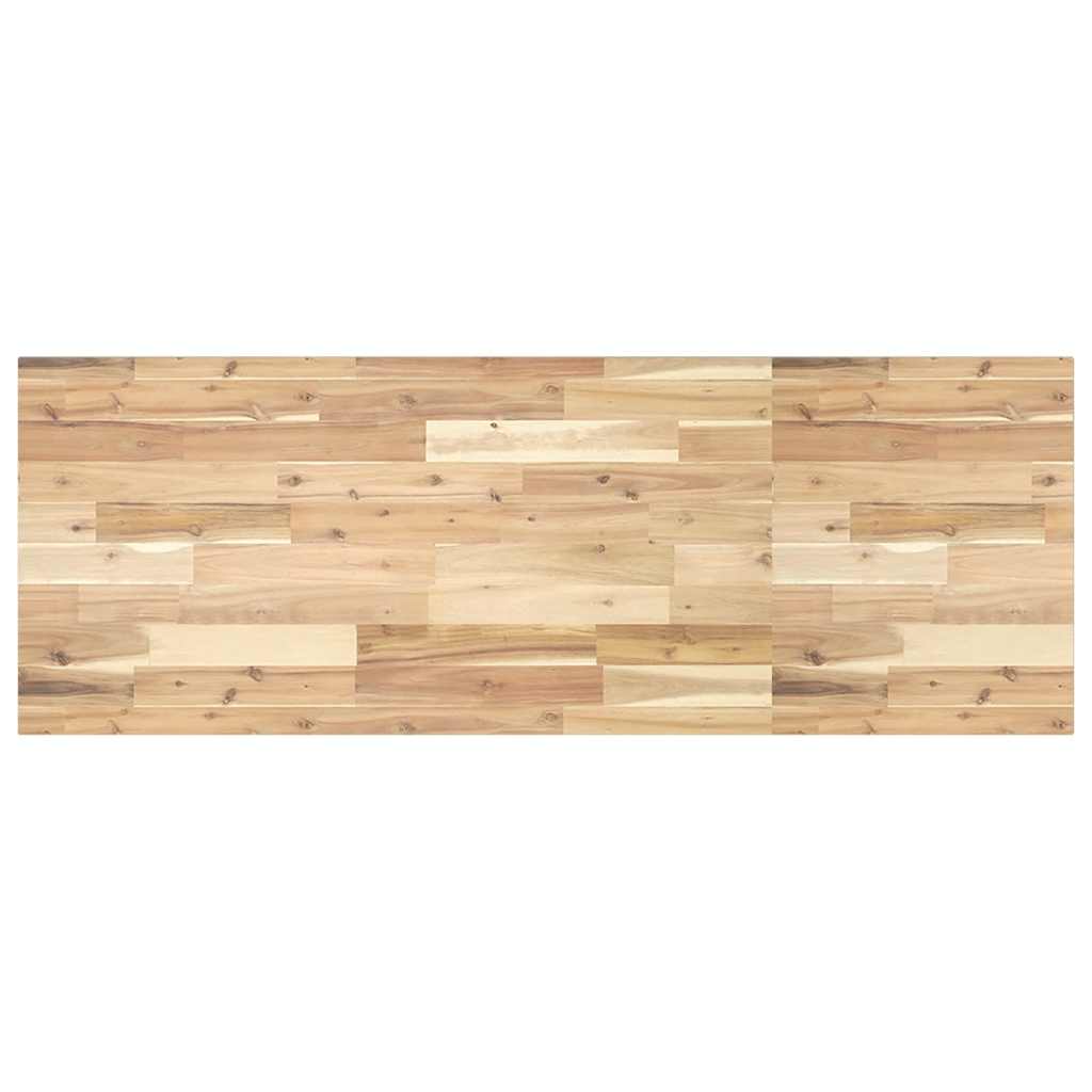 vidaXL Schreibtischplatte Unbehandelt 120x50x2 cm Massivholz Akazie braun