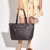 Coach Gallery 32 Presbyopia Canvas with Leather Tote Bag Shopping Bag Hand-held Shoulder Bag Large Women’s Dark Brown
