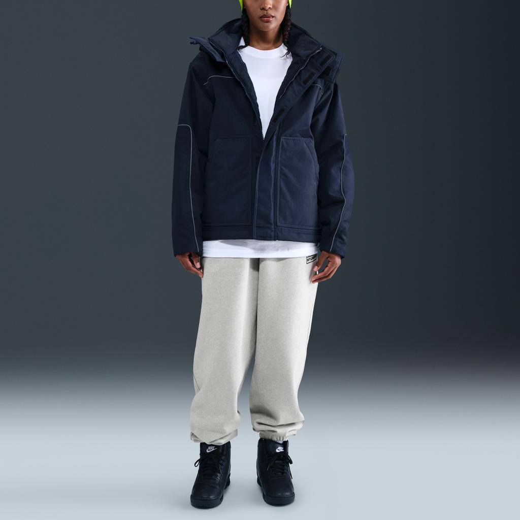 Nike X Stussy Collaboration Removable Hood Functional Minimalist Long Sleeve Jacket Unisex Jacket HQ8518-451