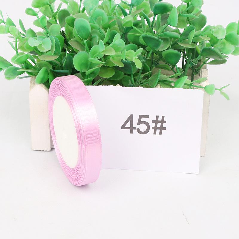 Satin Ribbon: 1cm Gift Box, Bookmark, Wedding Candy Box, Bow with Tag Webbing