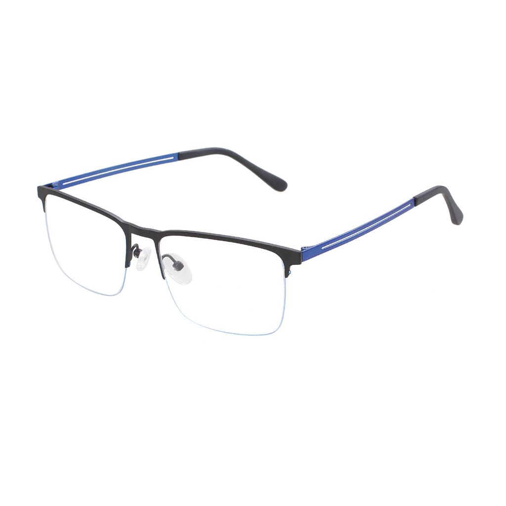 Sven Half-Frame Business Men'S Myopia Glasses Square Frame Versatile Casual Metal Glasses Frame Small Frame