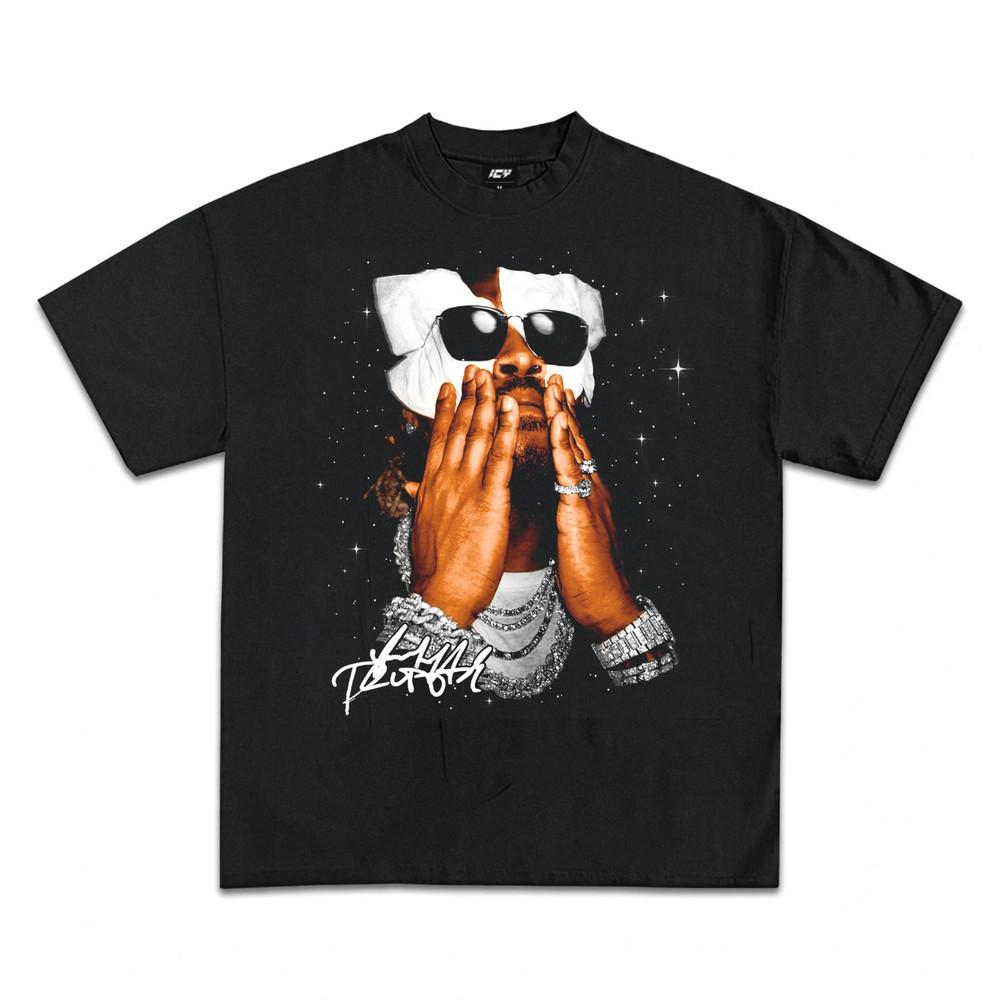 

Футболка для репера обличчя хіп-хоп музика Всі розміри від S до 5XL NE414 Унісекс футболка S