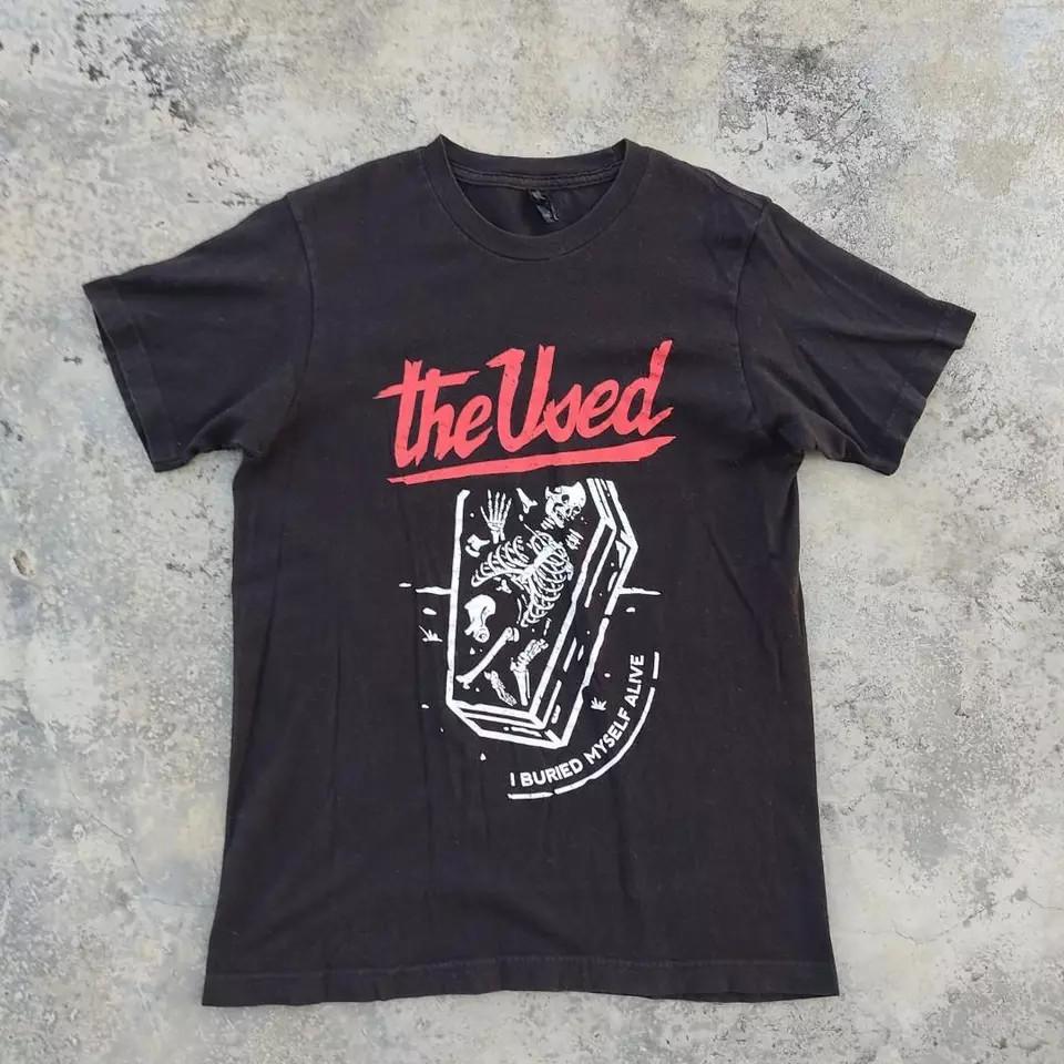 The Used rock band I buried myself alive Cotton Full Size S-5XL Unisex T-Shirt S