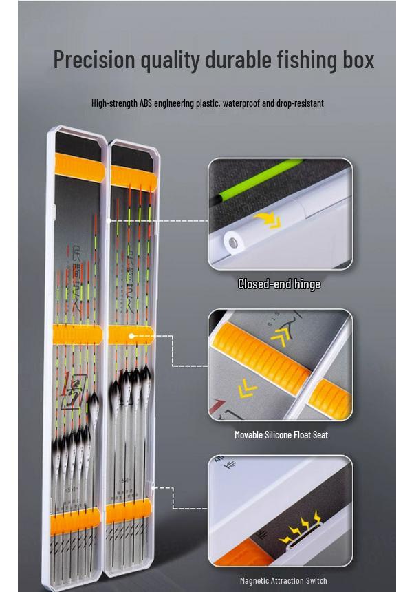 High Sensitivity Fishing Float Set for Carp: Enhanced Visibility for Crucian, Silver, Bighead, Grass Carp - Ideal for Wild & Shallow Water Fishing
