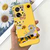 For Xiaomi Redmi 13C Case Xiaomi Mi 13T Pro Back Cover Soft Matte Liquid Silicone Flower Cartoon Printing Capa For Mi13T Pro Bag