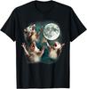 Three Possum Moon 3 Opossum Funny Weird Cursed Meme T-Shirt Unisex T-Shirt