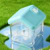 Hamster Badhaus Form Klar Sichtbar Rennmaus Zwerghamster Sandbad Behälter Box Kleintiere Badezimmer Toilette Hamsterkäfig Zubehör