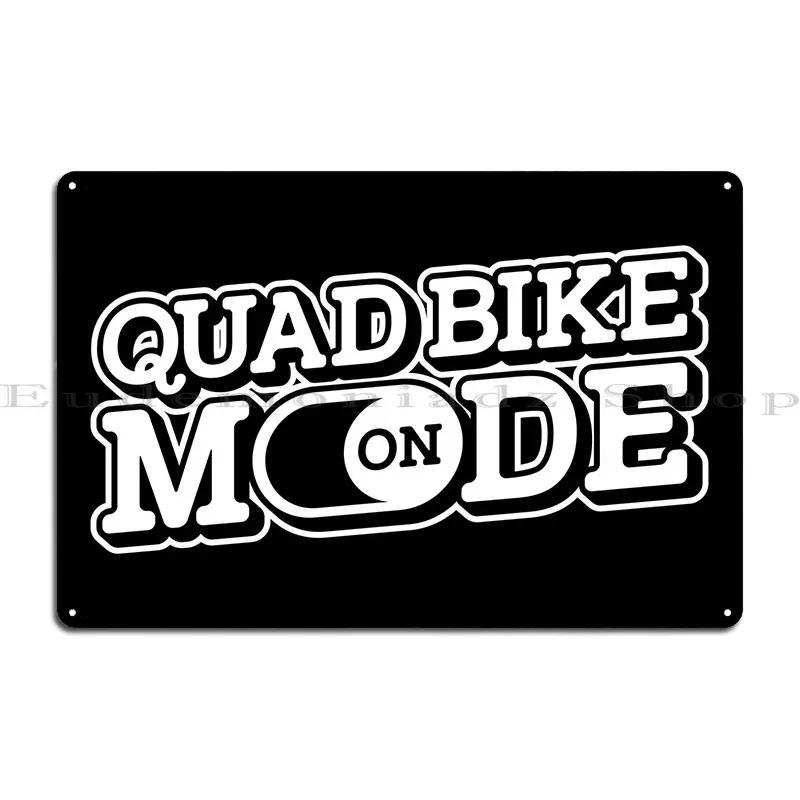 Quad Bike Atv Metal Sign Vintage Home Bar Customize Bar Tin Sign Poster 20X30CM