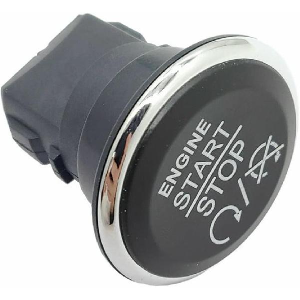 LIRU Push Start Button Replacement for Jeep for Dodge for Chrysler 2009 2010 2011 2012 2013, 1FU931X9AC 33370101