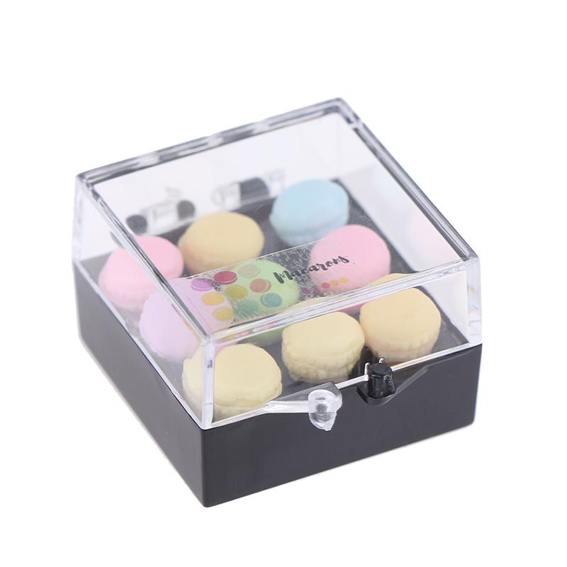 1Set 1:12 Dollhouse Miniature Macaroon Food Dessert Tea Snack Kitchen Decor Toy