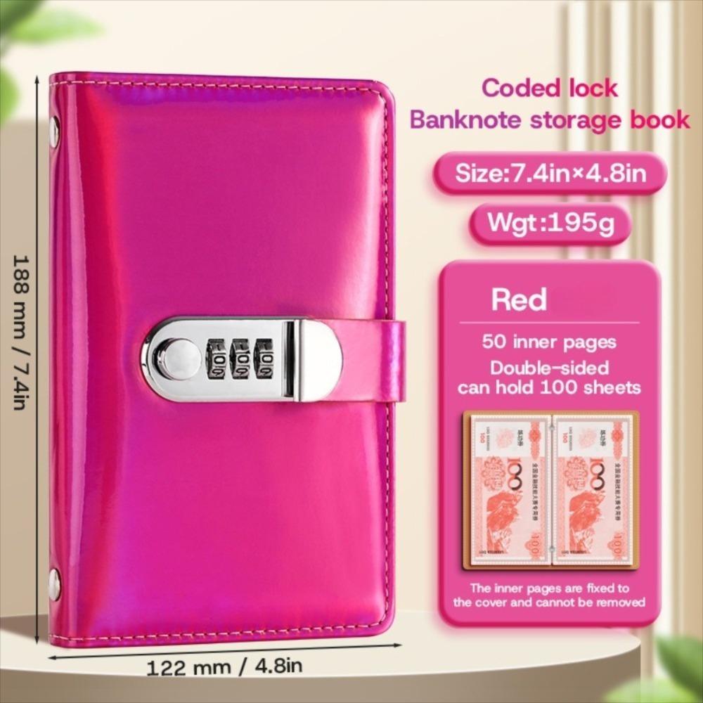 With Password Lock Money Collection Book Save Money Savings Challenges Book  Children