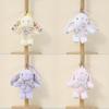 Plush Bunny Keychain With Cute Bow For Bag Decor And Gift