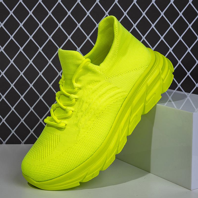 Casual socks shoes couple shoes summer light breathable mesh comfortable running sports shoes thick sole