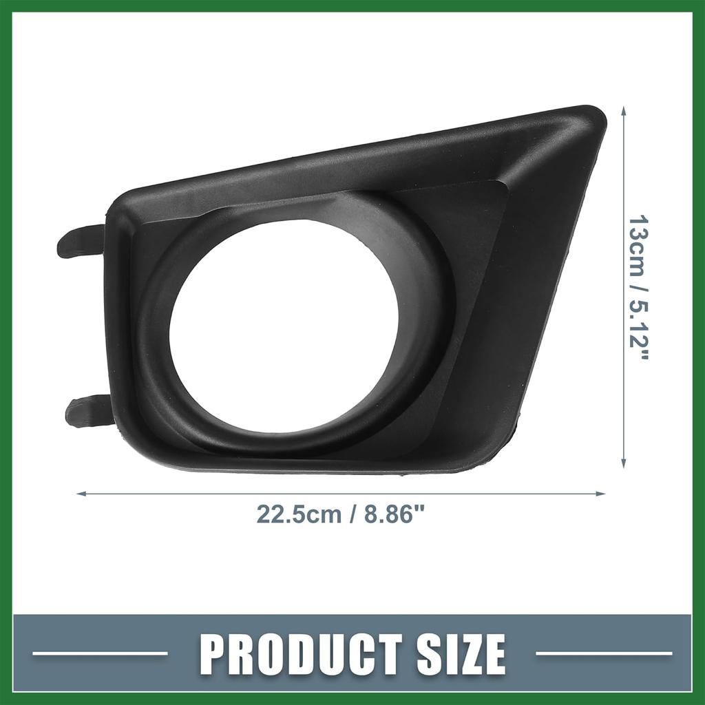 Motoforti Fog Light Bezel Cover NO.8148104020 Left Right Side Fog Light Grille Cover for Toyota Tacoma 2012-2015 1 Pair Long-Lasting