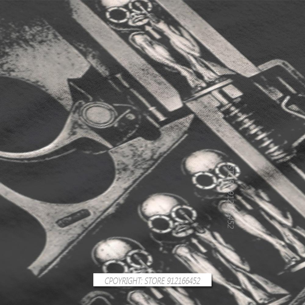 Giger Birth Machine Round Collar TShirt Goth 1980s Subculture Rock Romance 100% Cotton Original T Shirt Man's Tops New Design