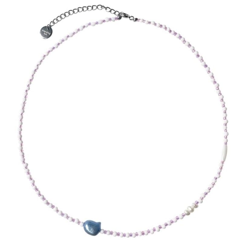 standingfish coral jewel necklace B9