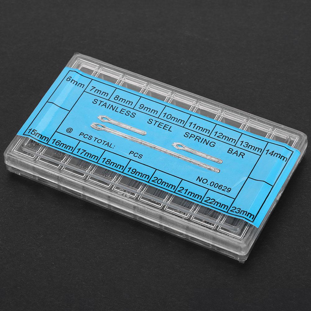 18Sizes Metal Spring Bar Steel Watch Band Linking Pin Strap Connection Accessory 6-23mm