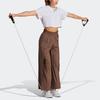 adidas Crop Tops Women's White Crew Neck Moderate IB8564