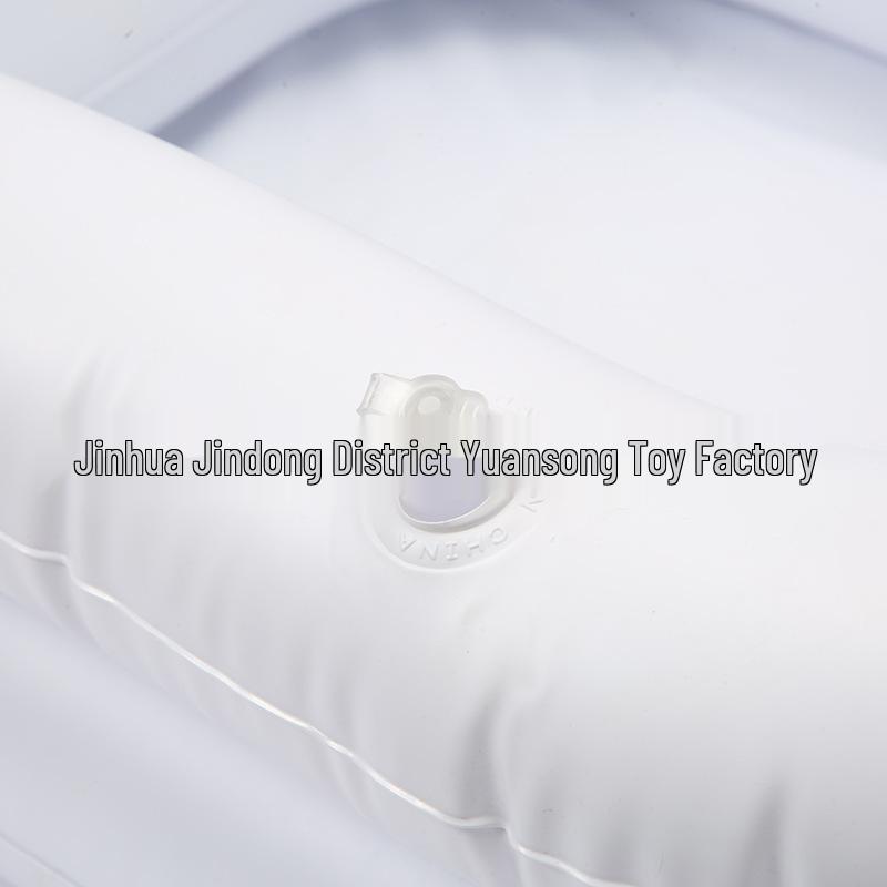 Portable PVC Inflatable Shampoo Basin for Elderly, Pregnant, and Bedridden – Foldable and Easy to Use, White