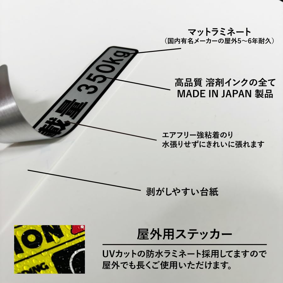 BULKYSTYLE Hairline Sticker for Light Vehicles, For Regular Cars, 2204.3 lbs (1000 kg), Matte