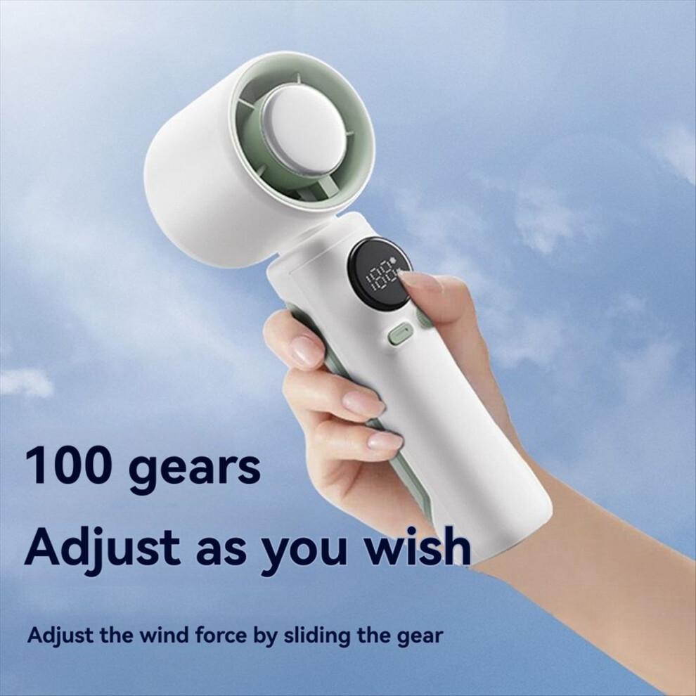 Tragbare 100-Speed-Turbo-Handheld Fan mit Kühlung