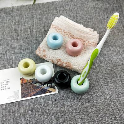 Porte-brosse à dents multifonctionnel créatif en céramique, support de rangement, salle de bain, douche, présentoir à brosses à dents, étagère de bain
