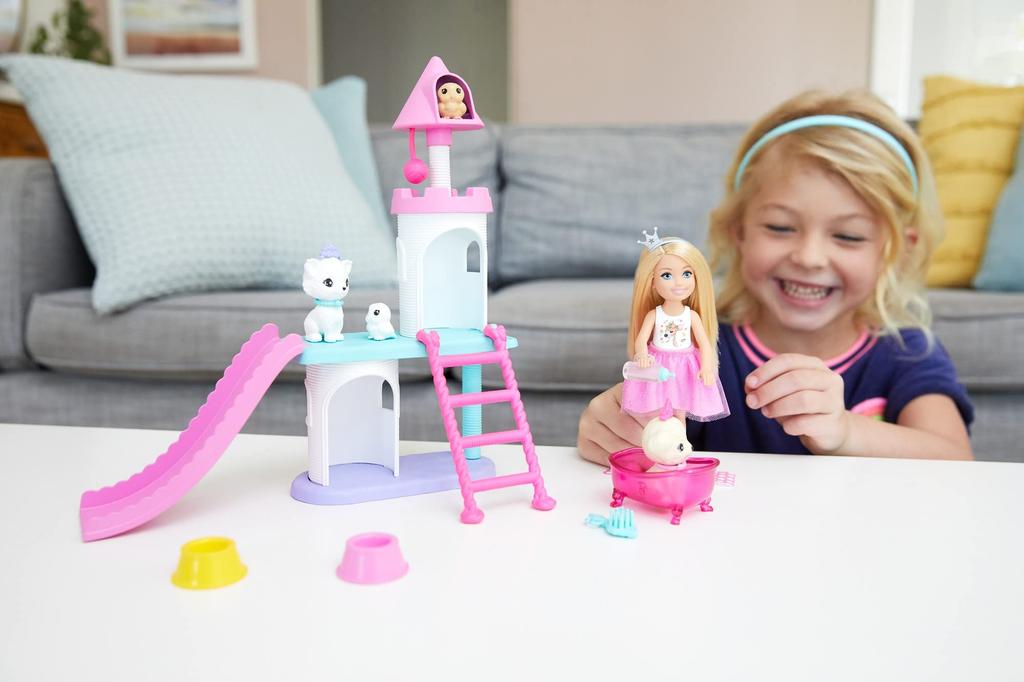 Barbie Chelsea Cute Pet Castle Set 3 and GML73 [Dress-Up Doll] [Ages Up]