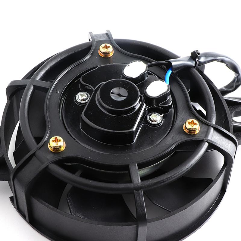 12V Motorcycle Engine Electric Radiator Oil Cooler Cooling Fan For 150cc 200cc 250cc 300cc ATV Quad Go Kart Buggy Motocross Part