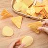 2 Stück Kartoffelchip-Verschlussklammern Kreative Snackbeutel-Clips Lustige Lebensmittelaufbewahrungs-Clips für Küche Büro Studenten Party