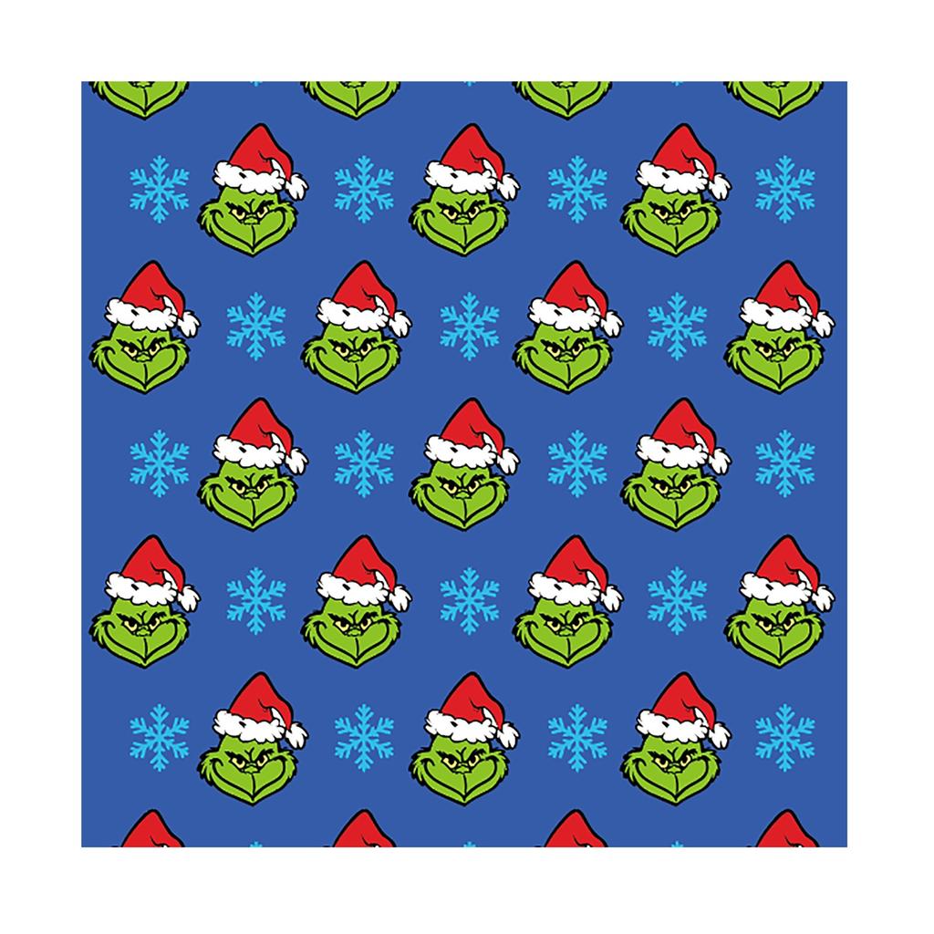 Folded Christmas Wrapping Paper, Funny Cartoon Green Xmas Holiday Wrapping Paper, Christmas Art Paper For DIY Birthday New Year Gift Packing Decor