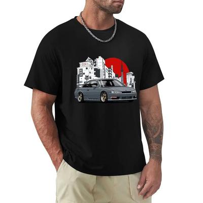 Skyline R32 GTR JDM Car Vintage T Shirt Harajuku Short Sleeve T-shirt Cotton Graphics Tshirt Tops