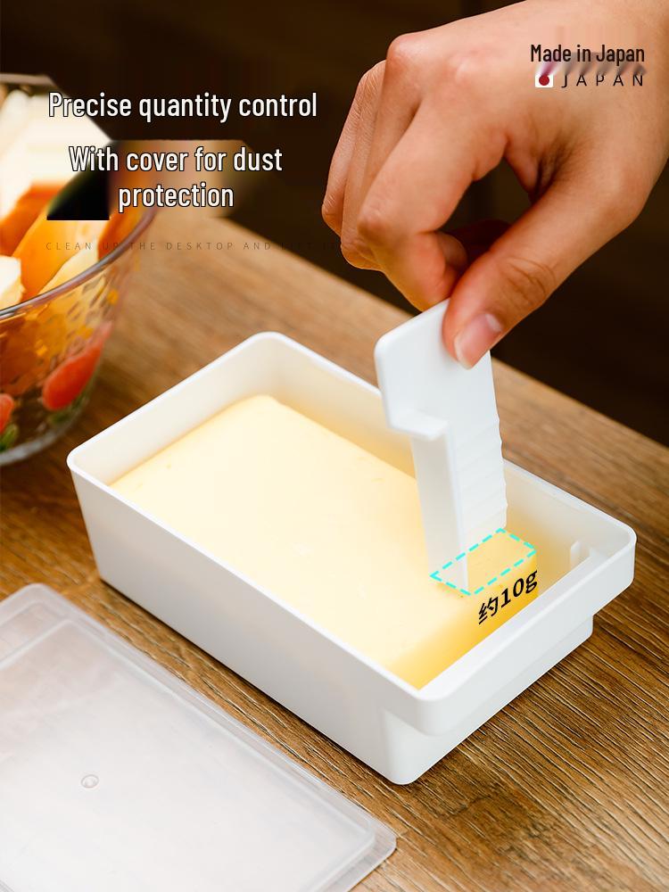 Imported Japanese Butter and Cheese Storage Cutter Box