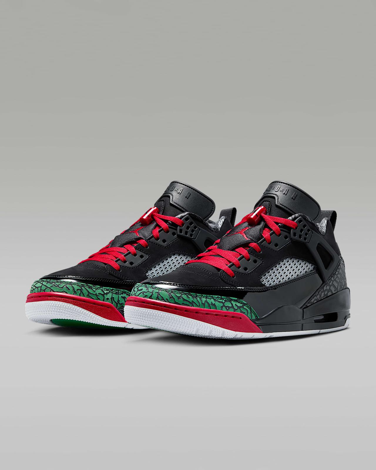 FQ1759-060 Nike Jordan Spizike Low Черный Varsity Red Классический Зеленый (Мужской) 10