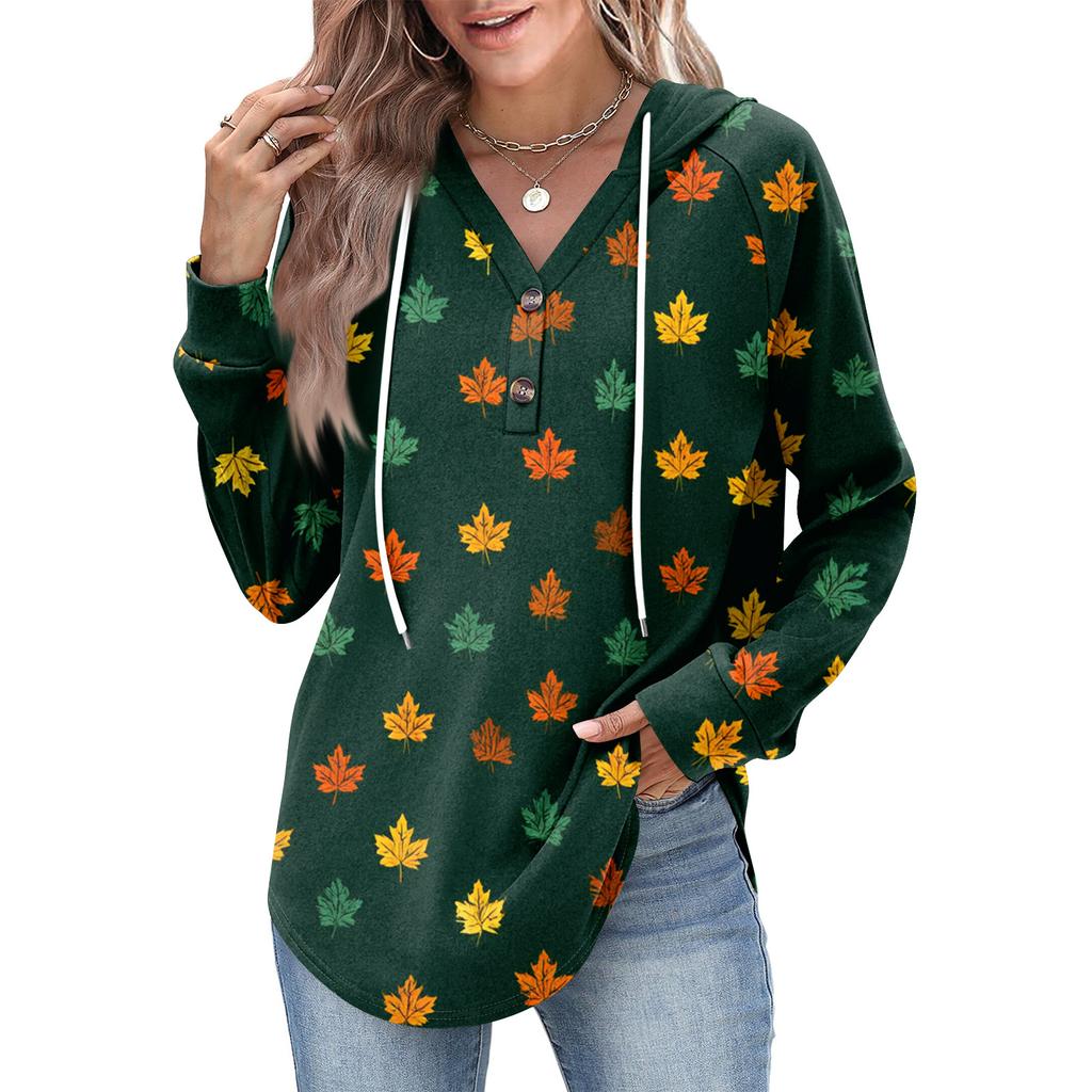 Women's Fashion Women's Lightweight Long Sleeve Pullover With Pockets Preppy Graphic Hoodie