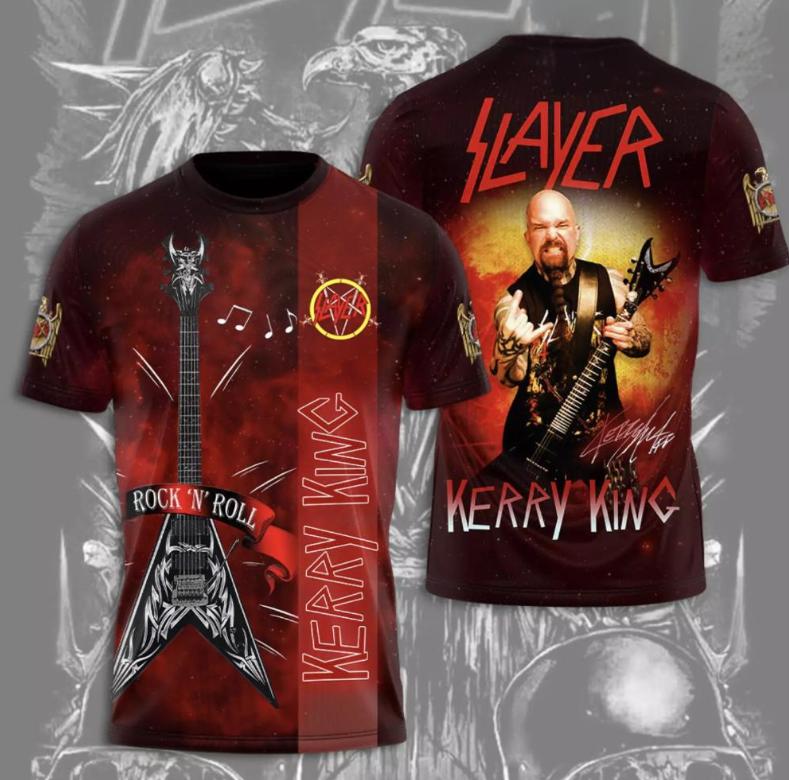Popular Rock Band Slayer T-shirts 3D Print Men Women Casual Short Sleeve Round Neck T Shirt Oversized Tees Tops Unisex Clothing
