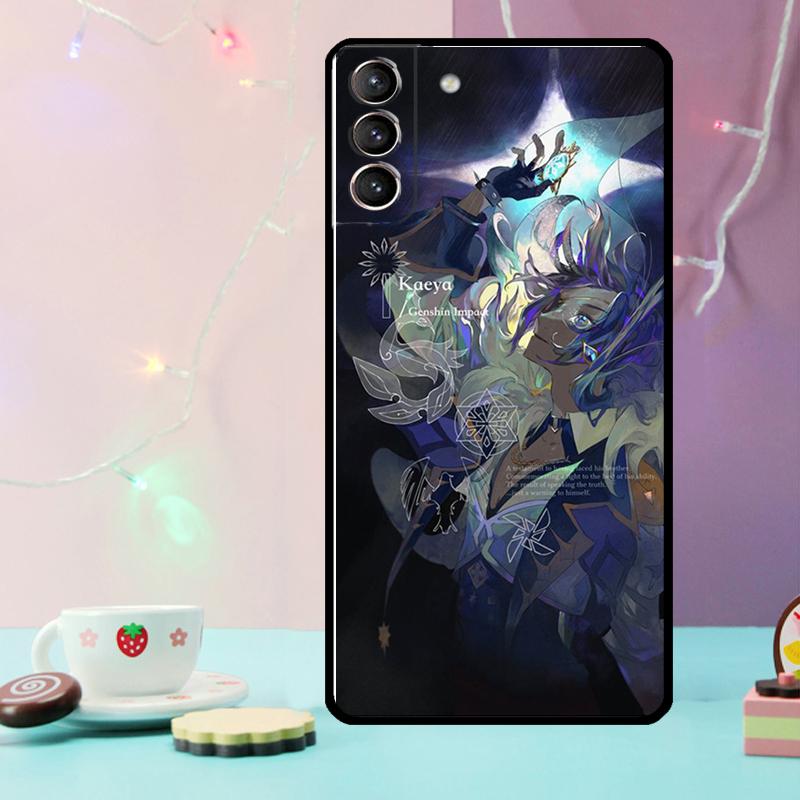Genshin Impact Kaeya Phone Case For Samsung Galaxy S24 S25 Ultra S21 S22 S23 Ultra S9 S10 S20 Plus S25 FE Cover