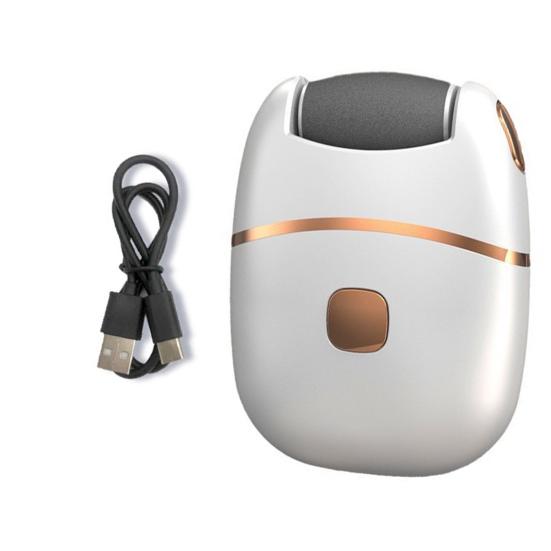 Electric Callus Remover Adjustable Speed Foot File with LED Light & Safety Protection Rechargeable Foot Grinder Ergonomic Pedicure Tool for Dead Skin